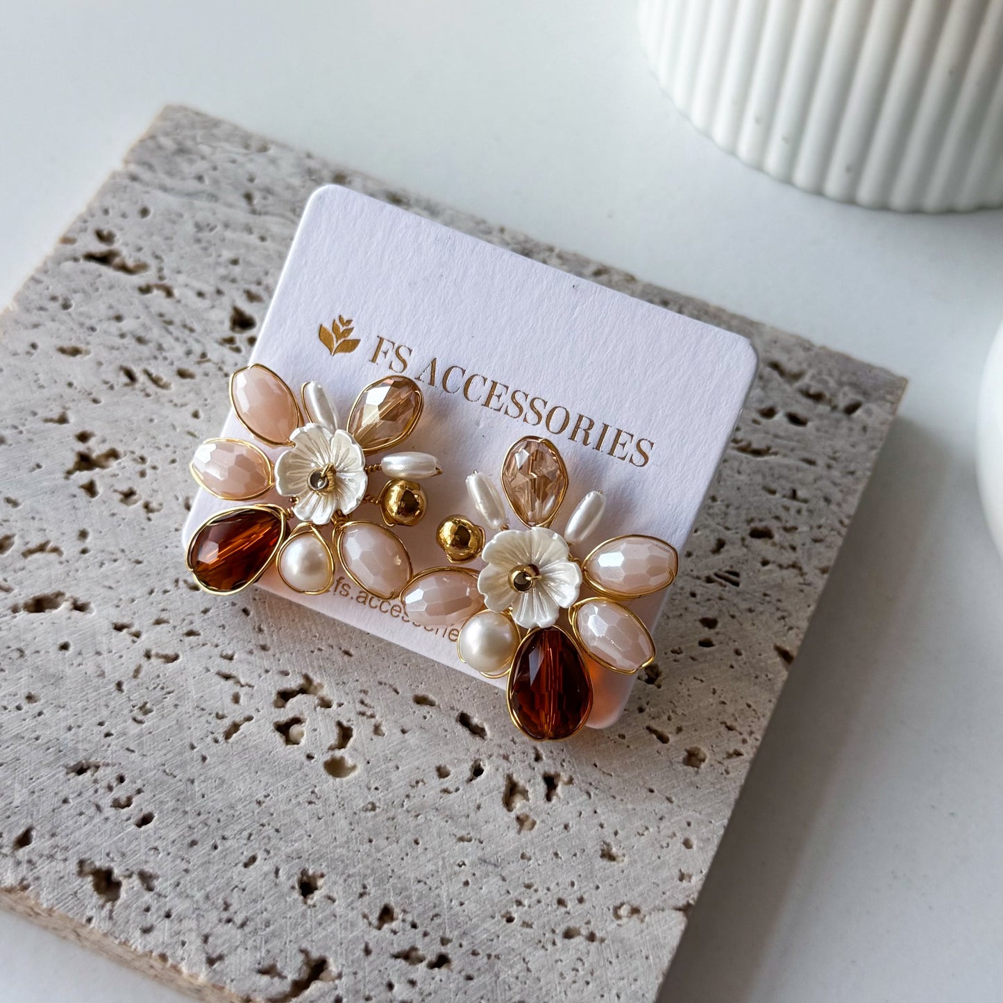 Amanda Flower Studs