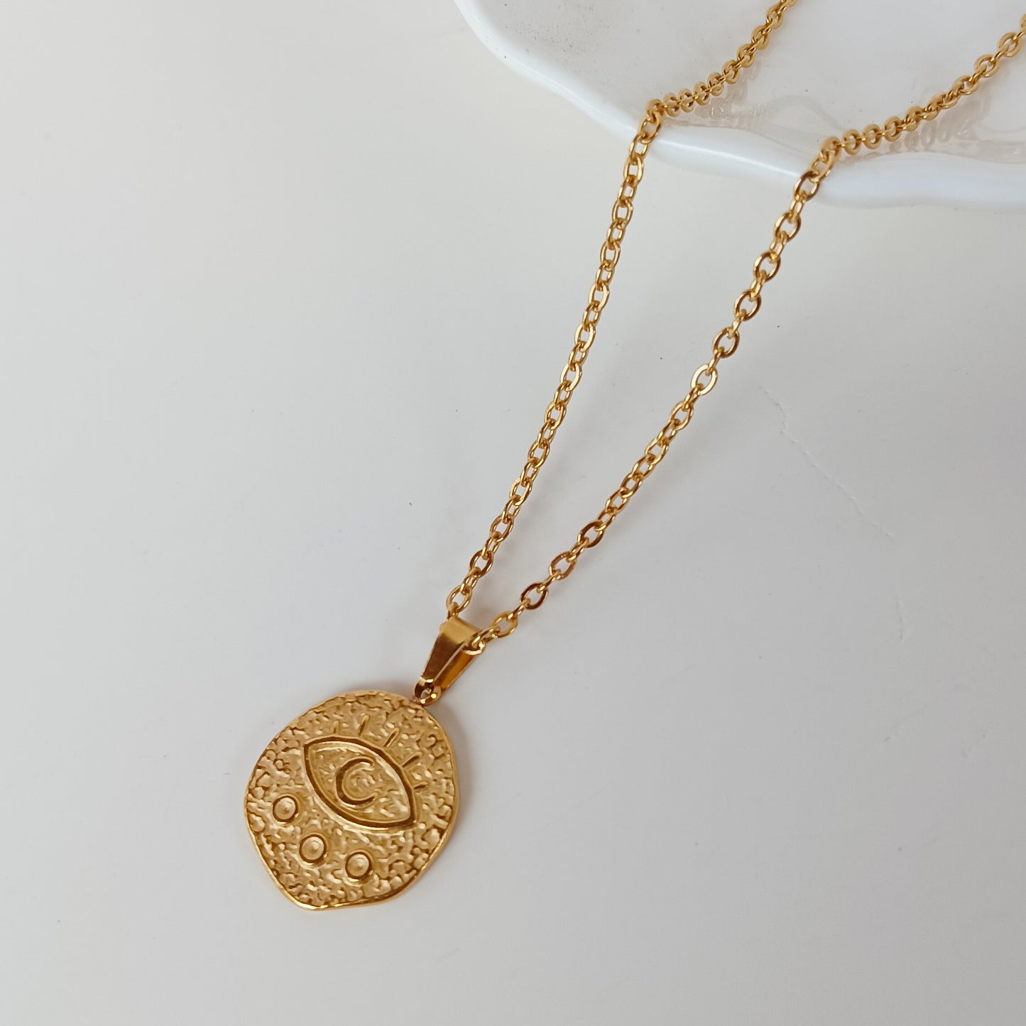 Gold Evil Eye Chain