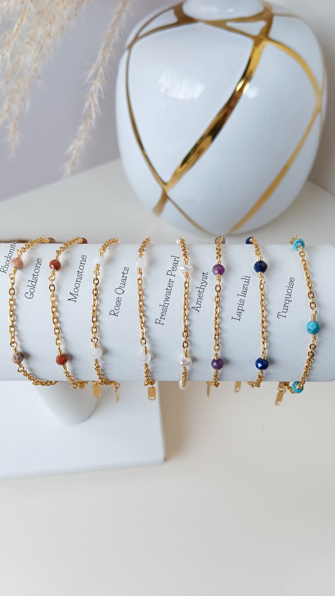 Beaded Gemstone Bracelet