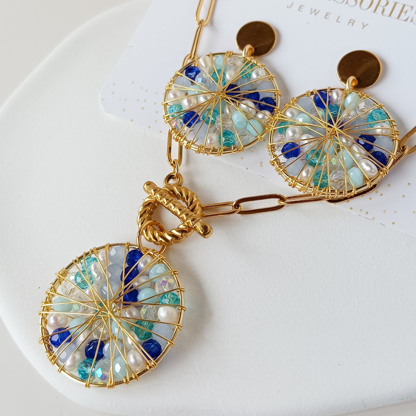 Paperclip Necklace Set