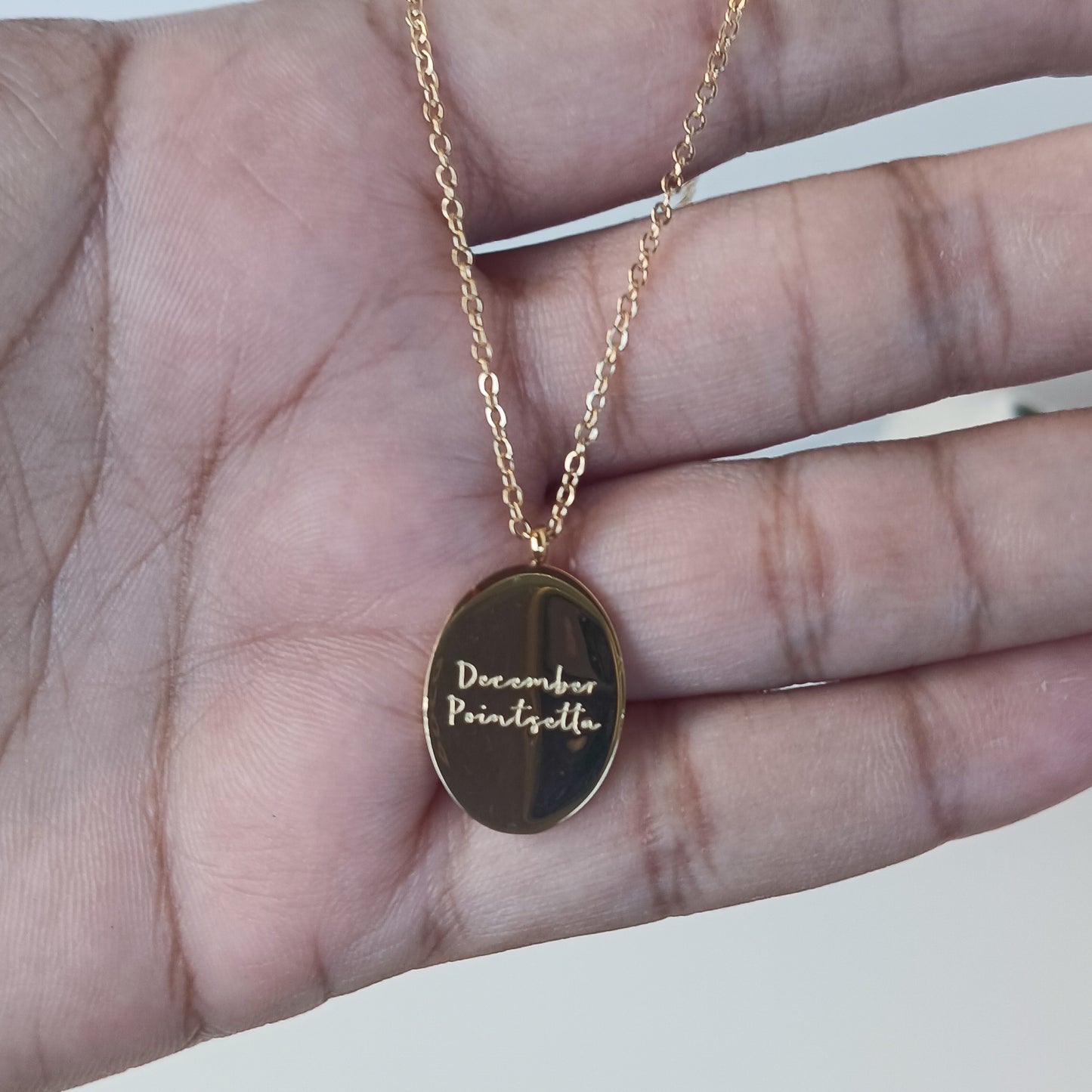 Floral Birth Month Necklace