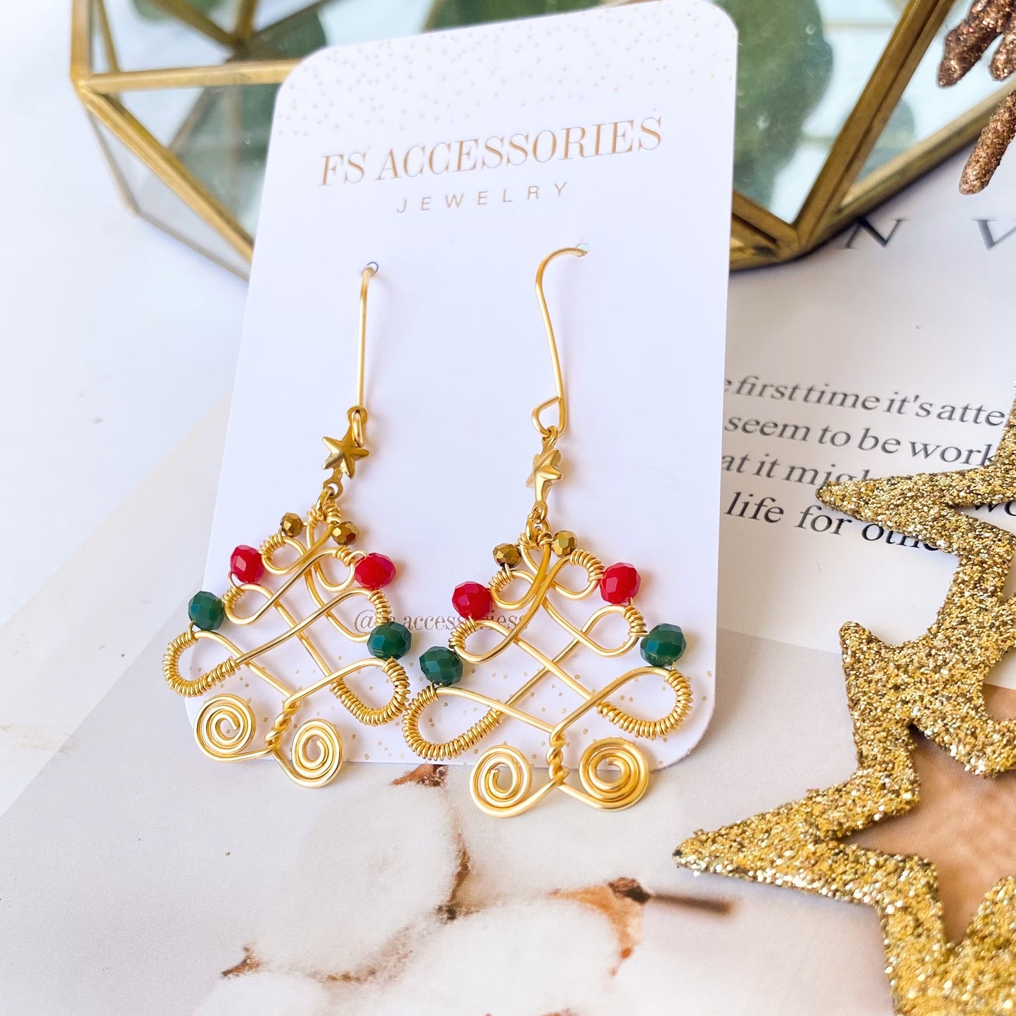 Christmas Tree Earrings
