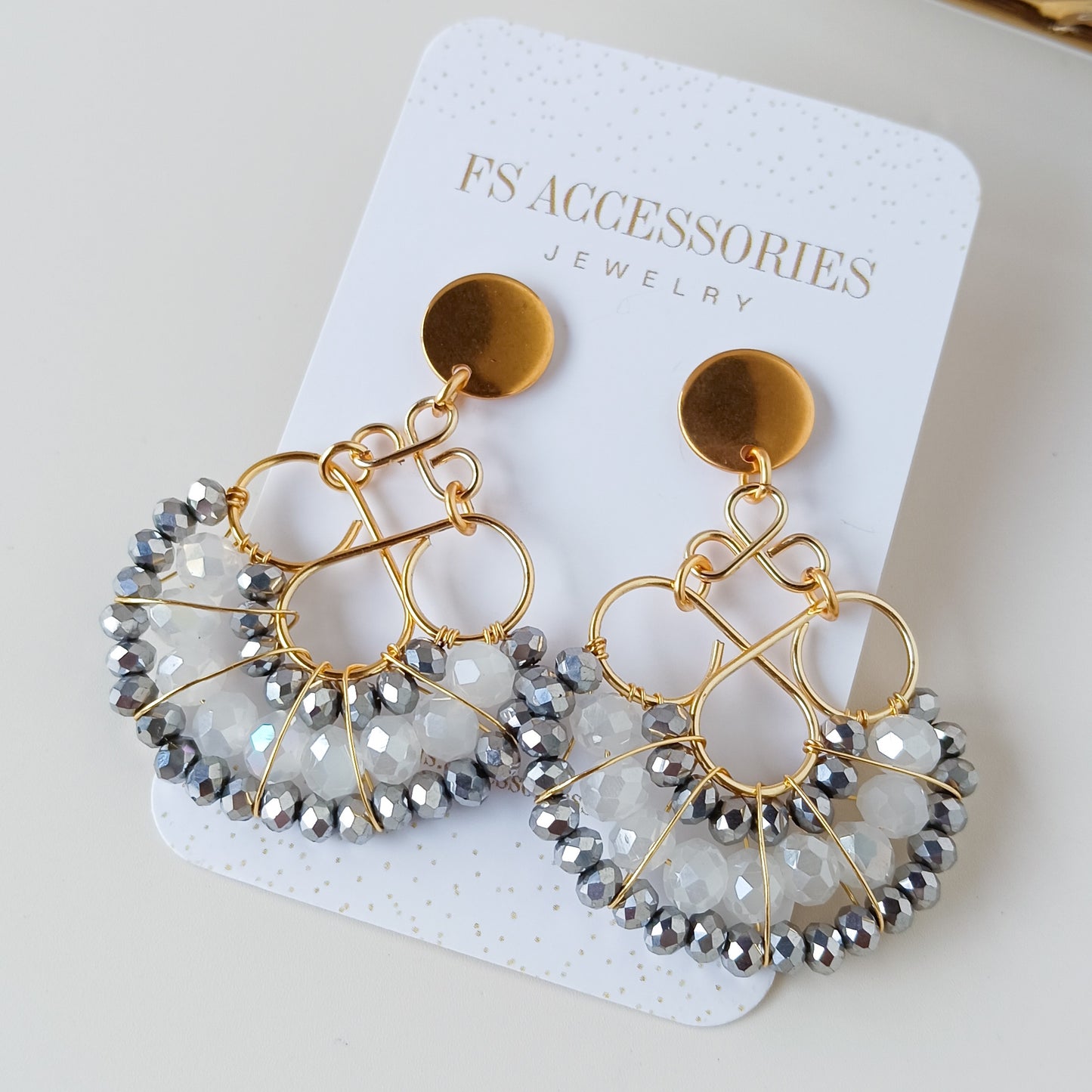 Silver Abanico Earrings