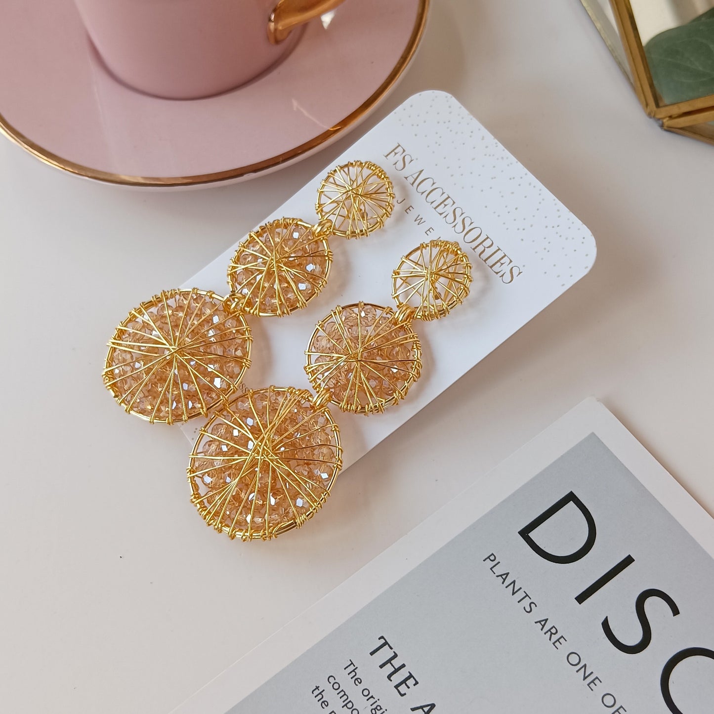 Crystal Large Earrings