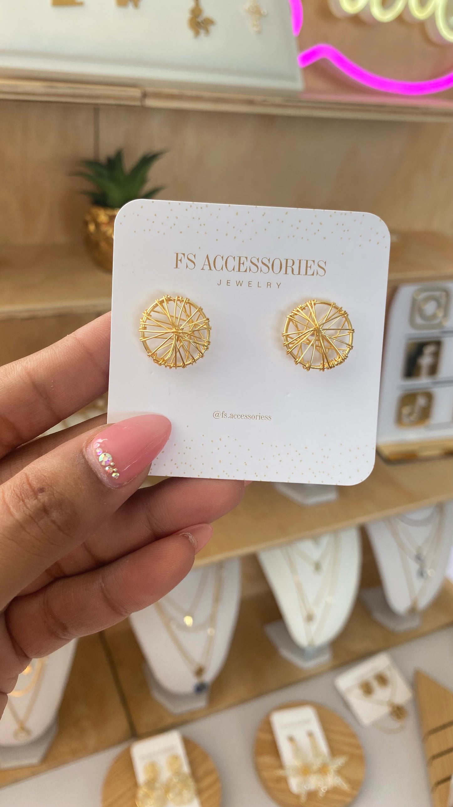 Plain Dreamcatcher Studs