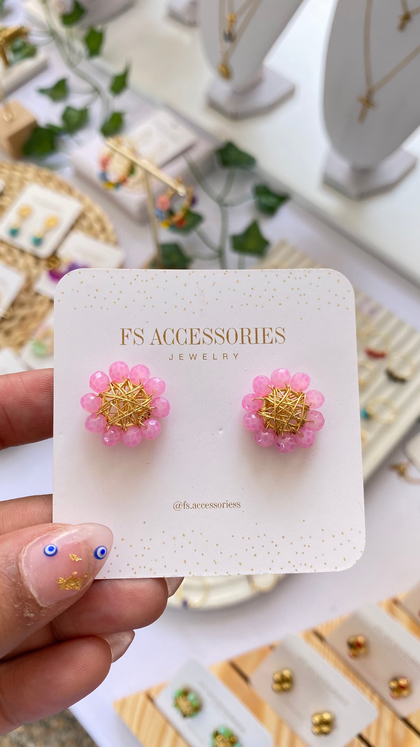 Dreamcatcher Flower Studs