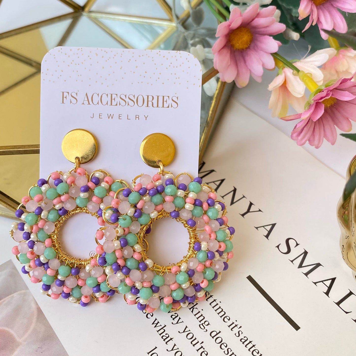 Mermaid Collection Donut Earrings