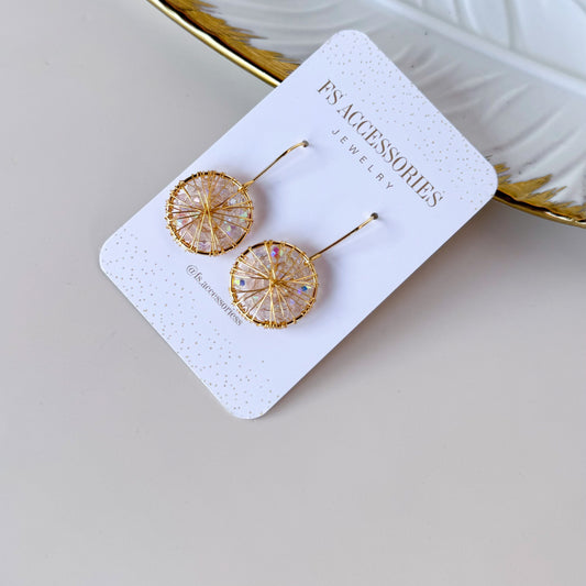 Mini Dreamcatcher Earrings with hooks