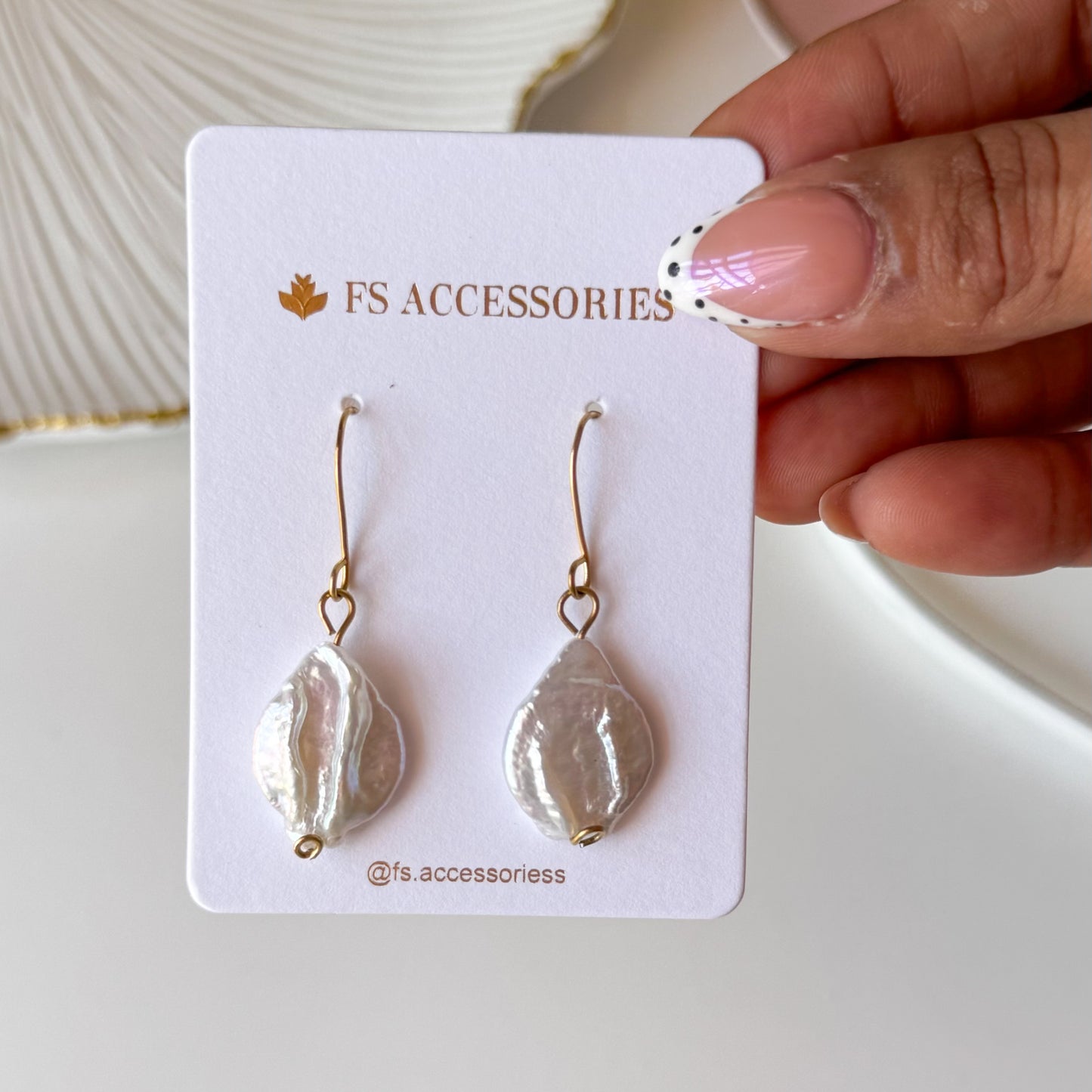 Baroque Pearl Dangles