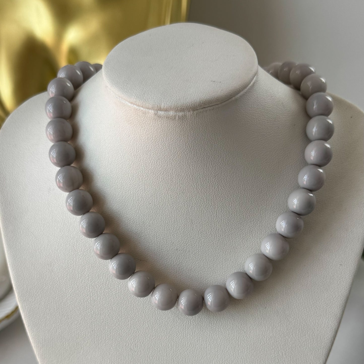 Chunky Trendy Beaded Necklace