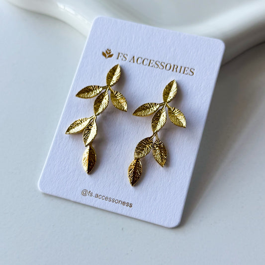 Leaf Drop Earrings