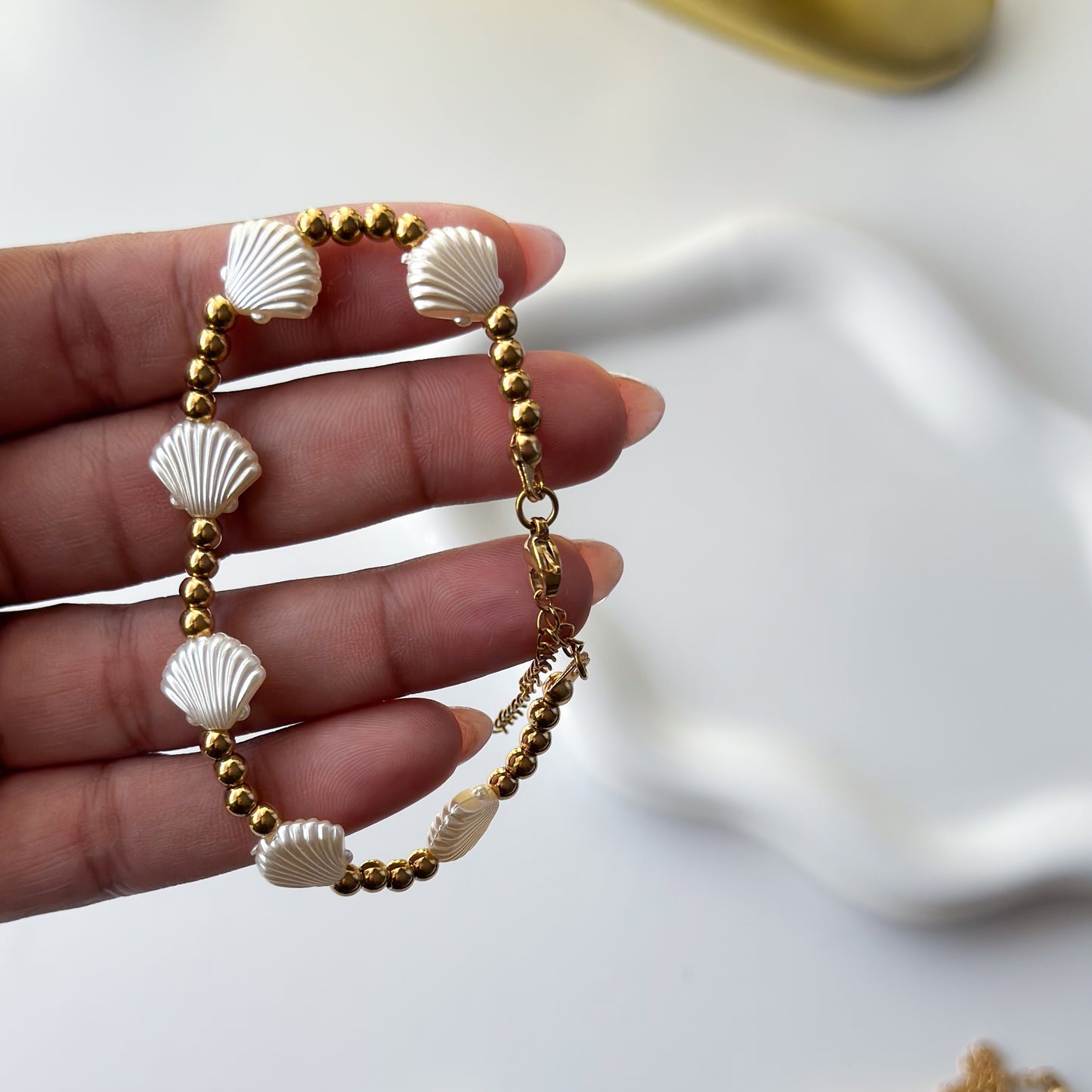Shell Beaded Bracelet