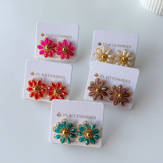 Mirian Flower Studs