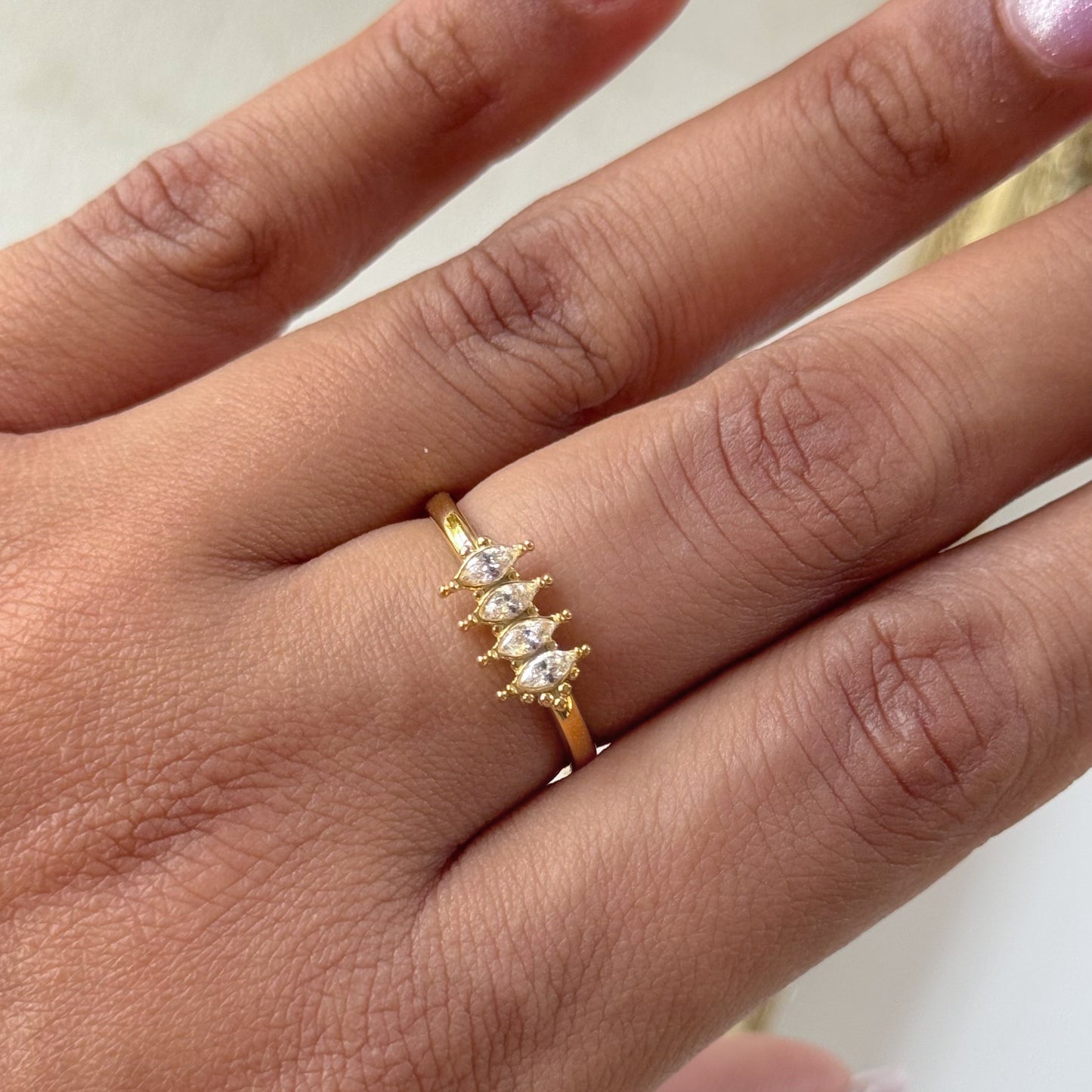 Shiny Adjustable Ring