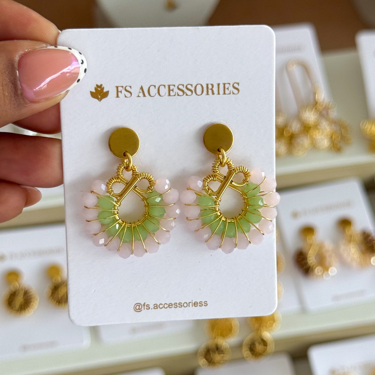 Mini Abanico Earrings