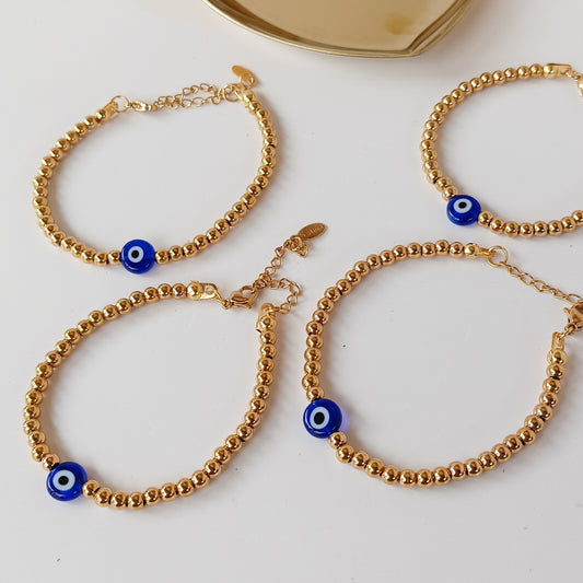 Evil Eye Beaded Bracelet