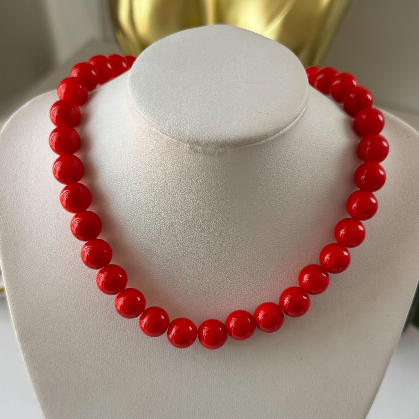 Chunky Trendy Beaded Necklace