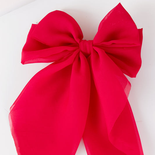 Coquette Bow Hair Clips