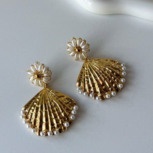 Goddess Shell Earrings