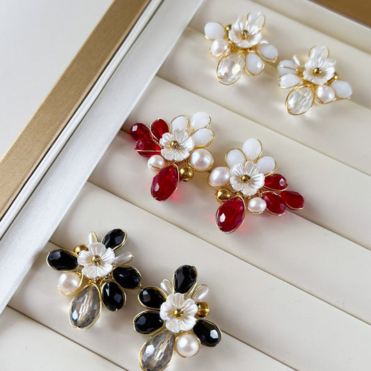 Amanda Flower Studs