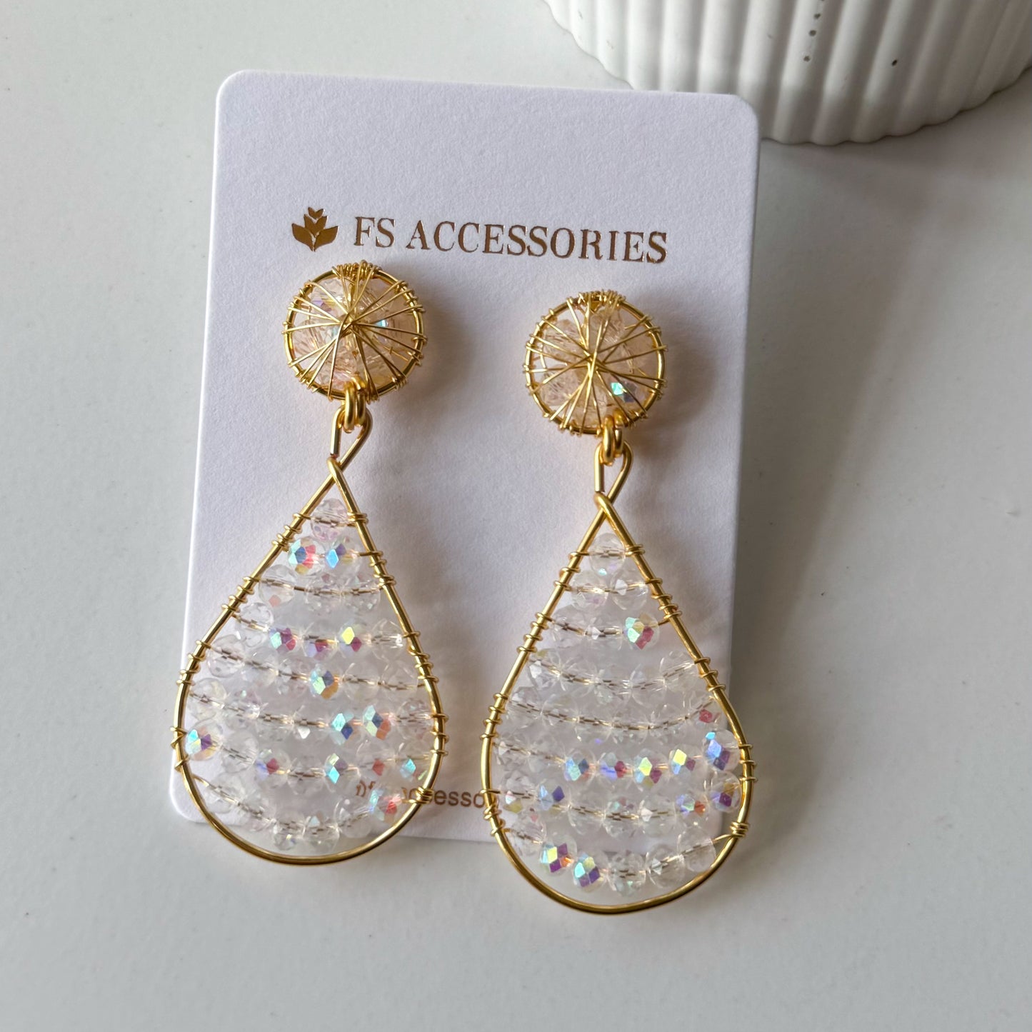 Crystal Drop Earrings
