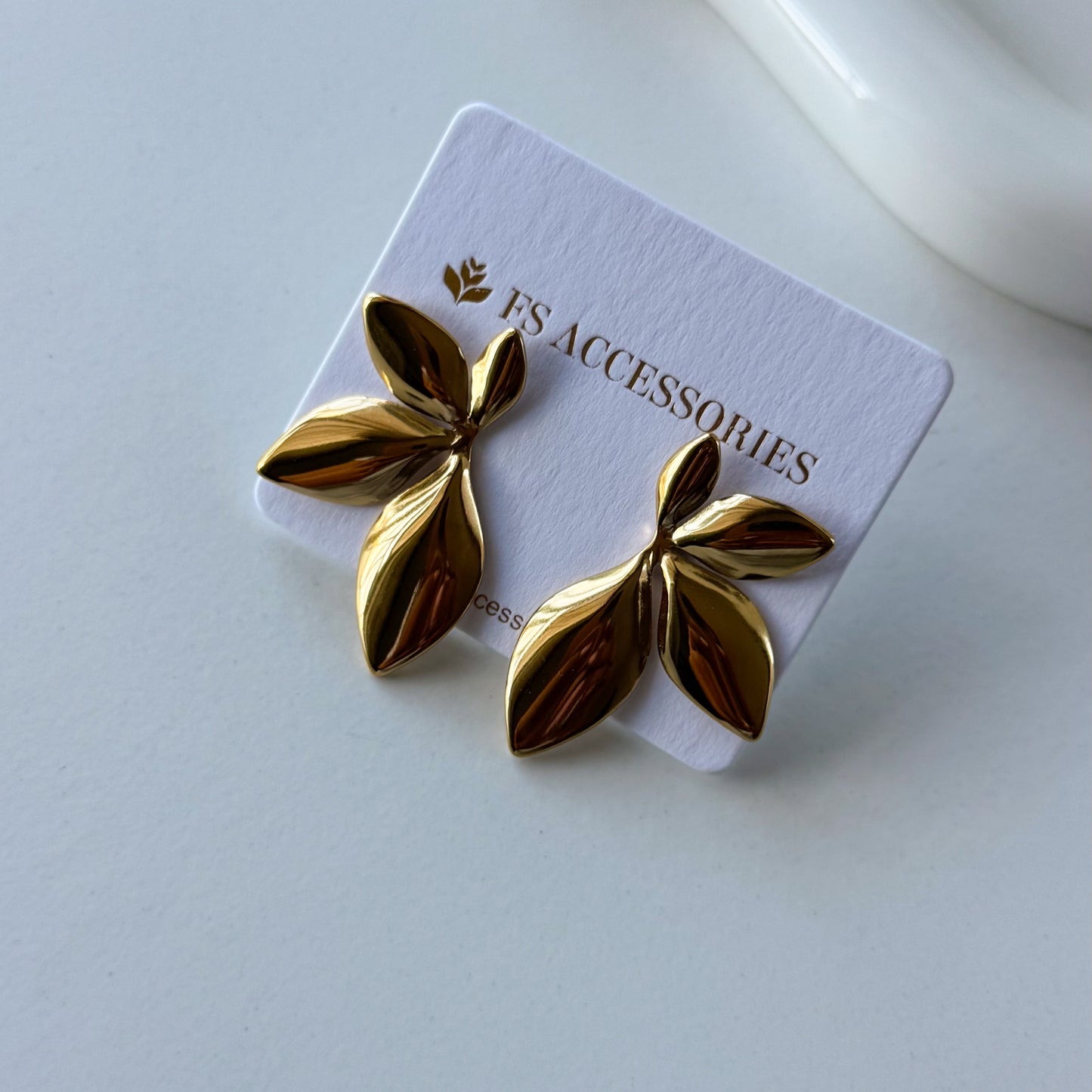 Half Pretty Leaf Earrings