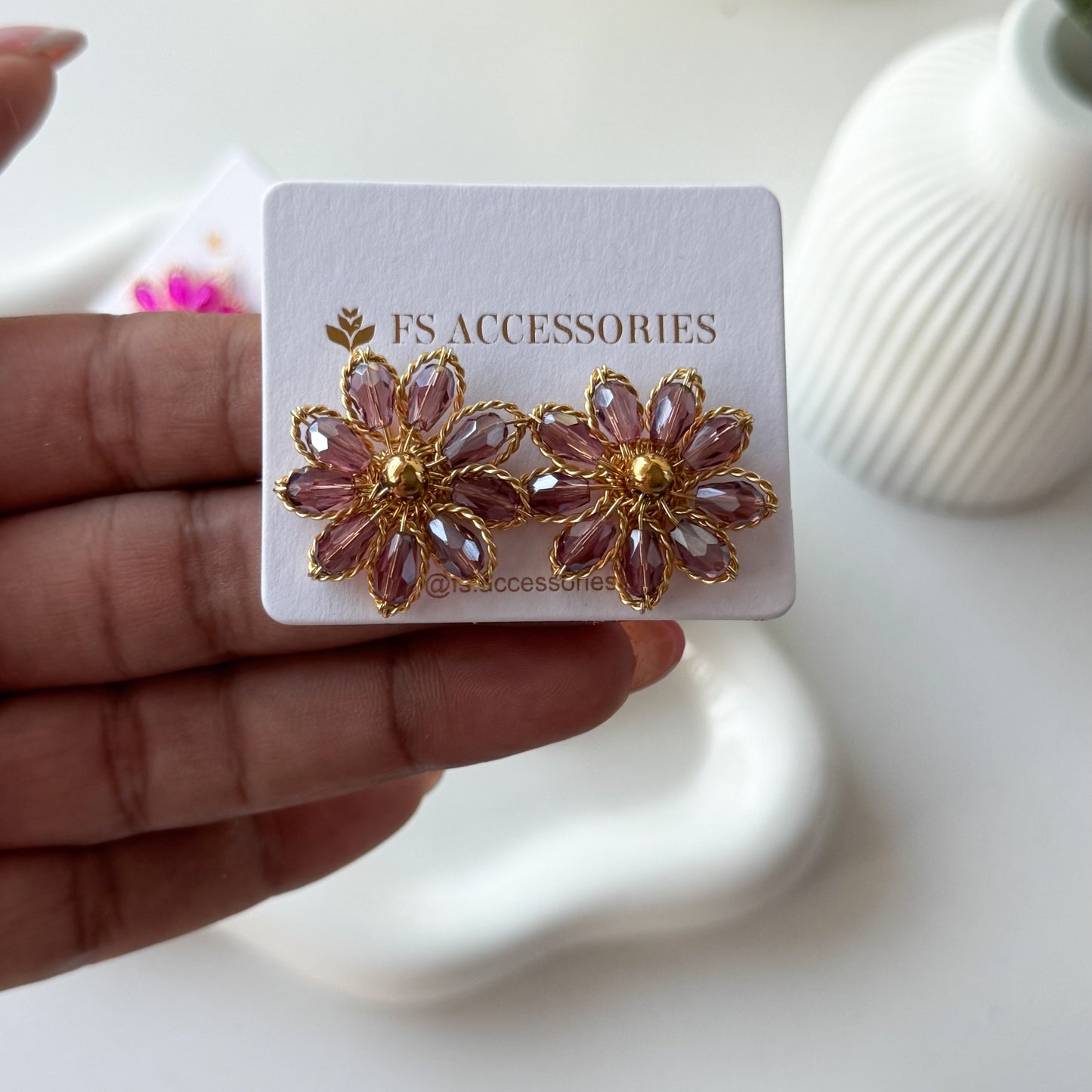 Mirian Flower Studs