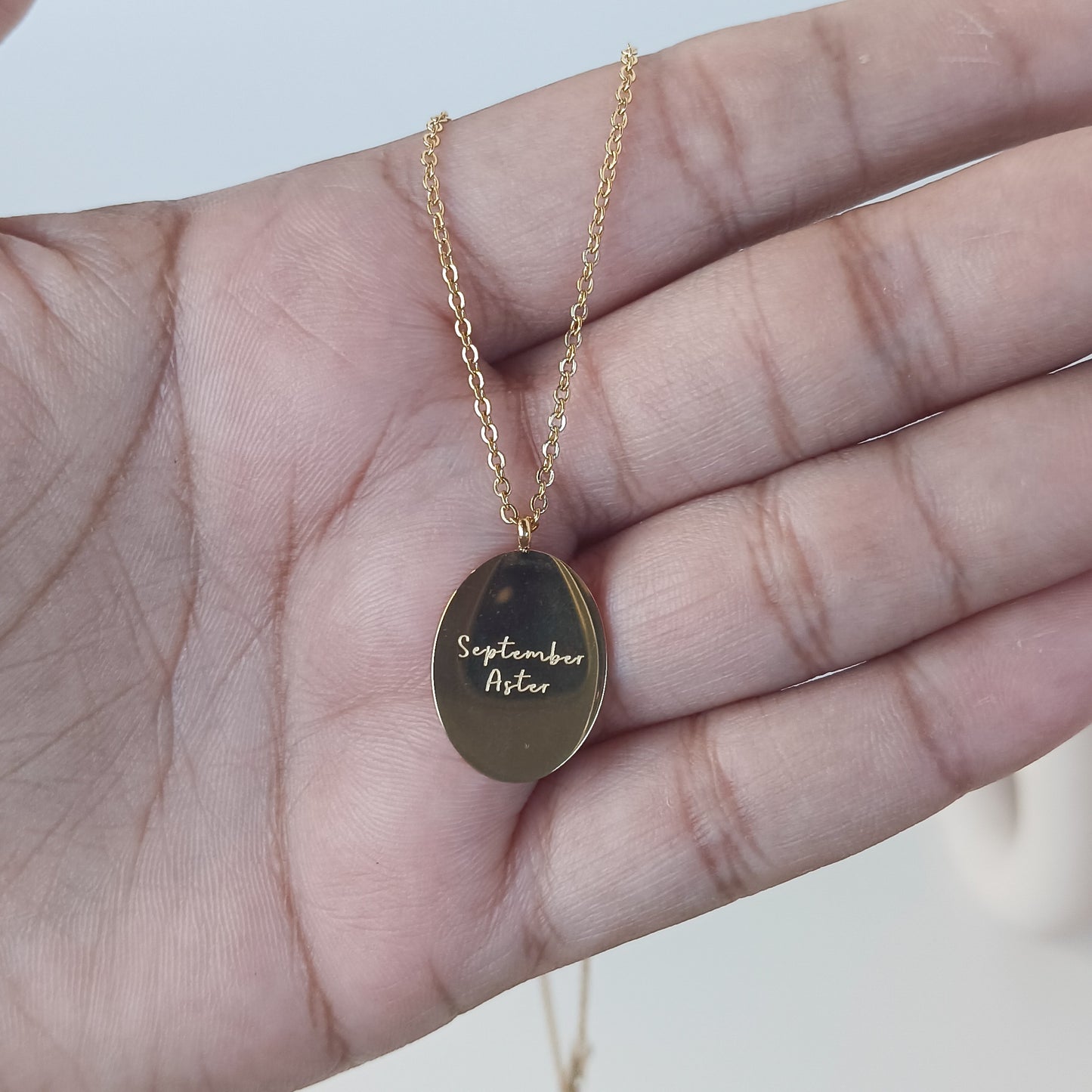Floral Birth Month Necklace