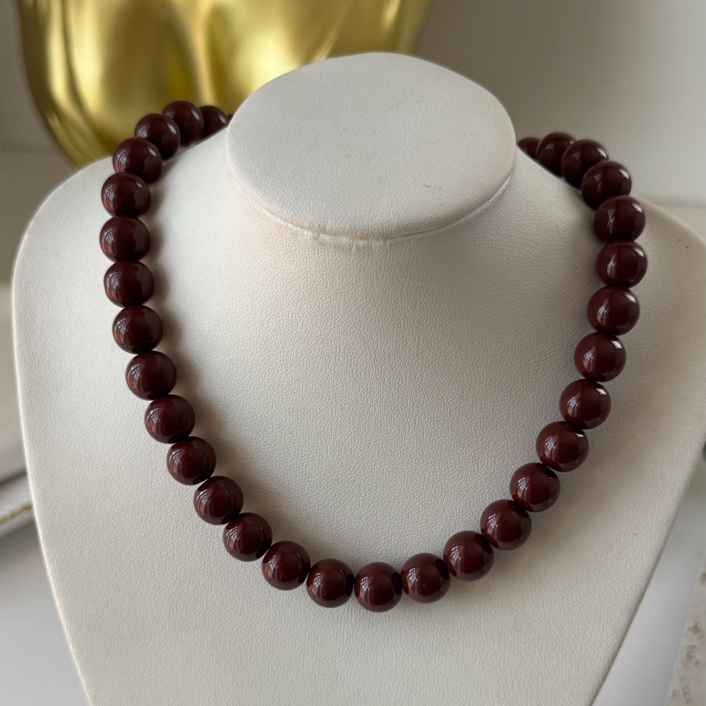 Chunky Trendy Beaded Necklace