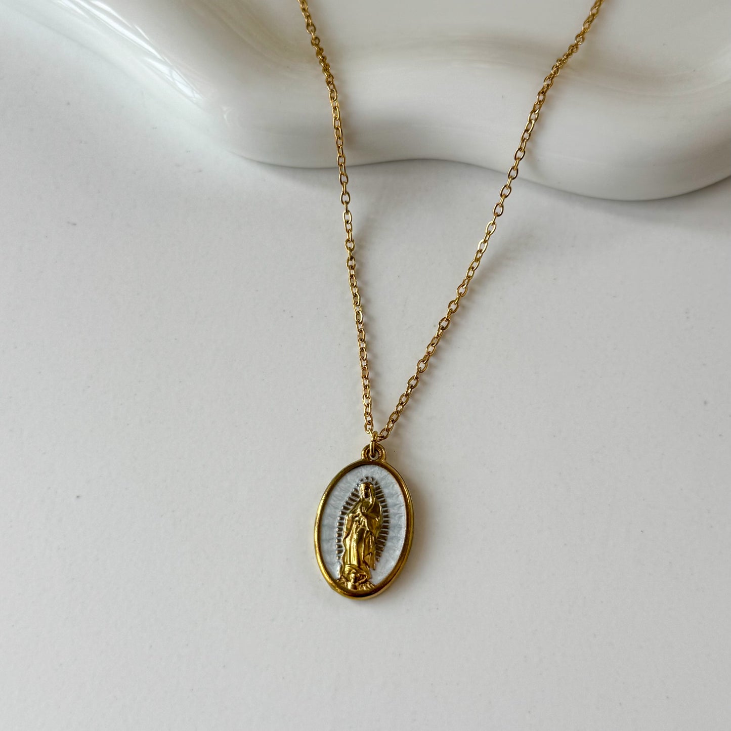 Enamel Mary Virgin