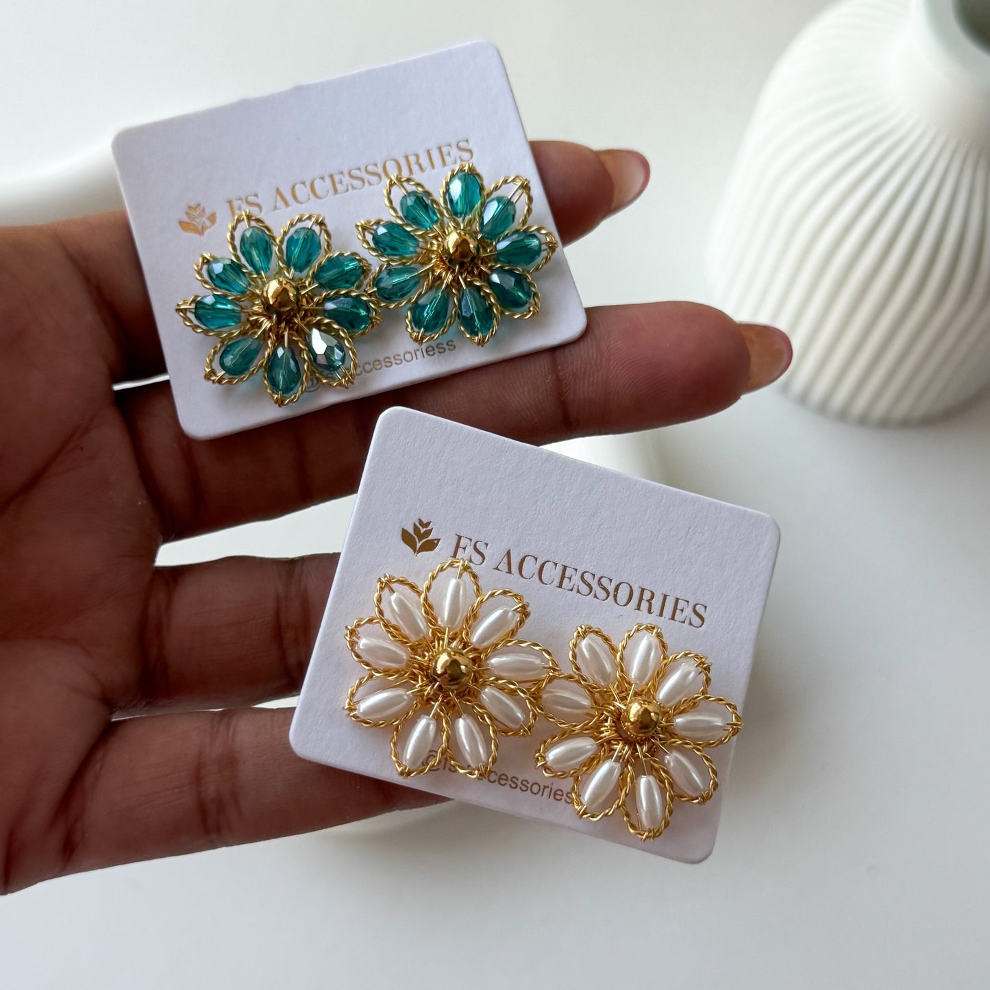 Mirian Flower Studs