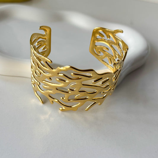 Coral Open Cuff