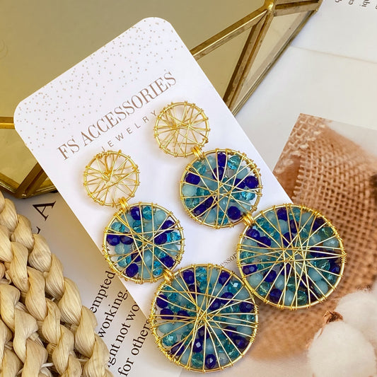 Crystal Large Earrings